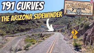 Historic Arizona Sidewinder 191 Curves Route 66 [upl. by Margreta775]