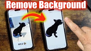 How To Remove Background From iPhone Photos  iPhone Photo Cutout [upl. by Dranal]