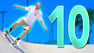 10 EASIEST SKATEPARK TRICKS FOR BEGINNERS [upl. by Ellenrad127]