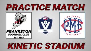 VFL Practice Match  Frankston vs Port Melbourne [upl. by Herold]