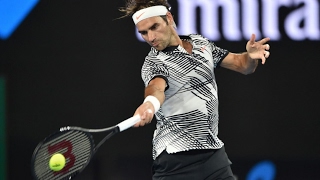 Roger Federer  Best Points Australian Open 2017 [upl. by Ellennoj]