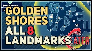 All Golden Shores Landmarks Maneater [upl. by Ylime]