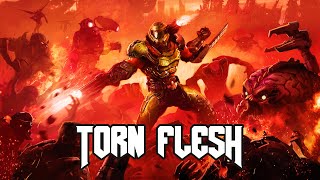 Doom Style Industrial Metal  Torn Flesh  Royalty Free No Copyright Background Music [upl. by Derk940]