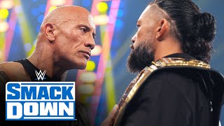 FULL SEGMENT The Rock steps to Roman Reigns on Road To WrestleMania SmackDown Feb 2 2024 [upl. by Stillas]