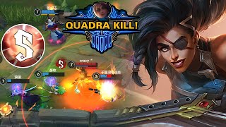 Wild Rift Samira  Top 2 Samira Gameplay Rank Season 12 [upl. by Yaker]