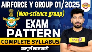 Airforce y group 012025  Nonscience group  Exam Pattern Complete syllabus by akash sir [upl. by Tichonn]