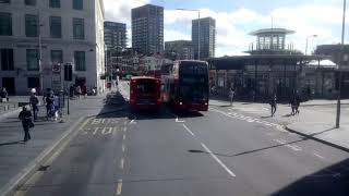 FULL ROUTE VISUAL  London Bus Route 472  North Greenwich to Thamesmead  12340 SN64OGO [upl. by Nayr]