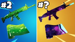 Top 10 BEST GUN WRAPS In Fortnite [upl. by Adolpho]