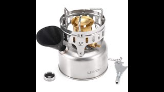 iwalker Stove G43 Camping Gasoline Stove NoiseFree Oil Furnace Picnic Burners Petrol Stove Cookware [upl. by Studner]