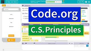 Codeorg Lesson 78 Loops Practice  Tutorial with Answers  Unit 5 CS Principles 77 2021 [upl. by Beata447]