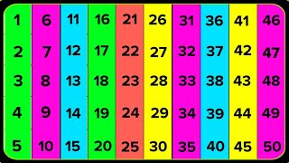 Counting 1 to 50123 for Kids123 CountingCountingMath For KidsNumbers SongZ Math Fun🌟 [upl. by Isidore]