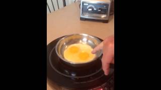 How to Fry Perfect Eggs on an Induction Cooker [upl. by Nireil]