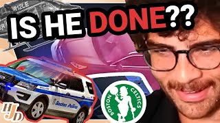 INTENSE Police Car Chase in LA  HasanAbi Reacts [upl. by Cartwright2]