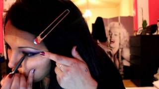 Make up tutorial  Purple Smokey eye [upl. by Neirod]