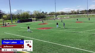 Baseball Finger Lakes Lakers Vs Jefferson Cannoneers G1 [upl. by Dacie]