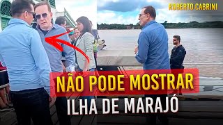 URGENTE Roberto Cabrini IMPEDIDO de mostrar o que está acontecendo na Ilha de Marajó [upl. by Purington]