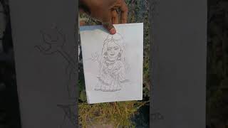 Jai maa Durga ll♥️ ll Navaratri special maa Durga ll shorts art maadurga maa [upl. by Imas617]