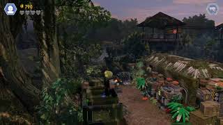 Lego Jurassic World freeplay Erics hideout [upl. by Brittaney]