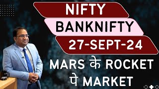 Nifty Prediction and Bank Nifty Analysis for Friday  27 September 24  Bank Nifty Tomorrow [upl. by Colyer]