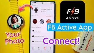 FB Active App  Fire Boltt Active App  Fire Boltt Smartwatch Connect To Phone [upl. by Rist]