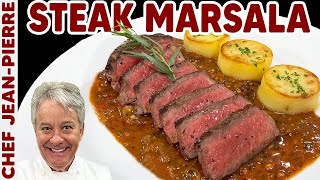 Steak Marsala  Chef JeanPierre [upl. by Woothen]