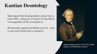 MORAL PHILOSOPHY  Deontology [upl. by Asirrak]