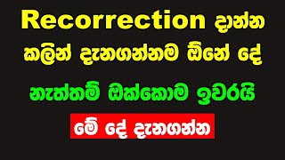 සාමාන්‍ය පෙළ ප්‍රතිඵල නැවත සමීක්ෂණය after ol recorrection ගැන 2024 [upl. by Gnidleif]