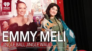 Emmy Meli Opens Up iHeartRadio’s Jingle Ball Jingle Wall [upl. by Notaes]