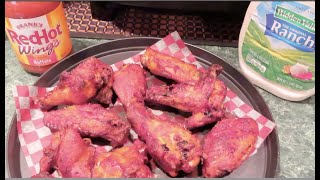 TYSON BUFFALO WINGSAir Fried From FROZEN CruxGG 9qtTrizone Air Fryer  3736 [upl. by Richie528]