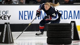 Kendall Coyne Schofield makes history in Fastest Skater [upl. by Oivat]