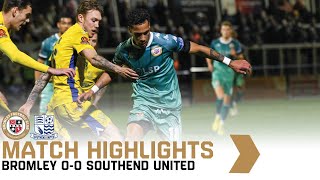 Highlights Bromley 00 Southend United [upl. by Erdnaxela487]