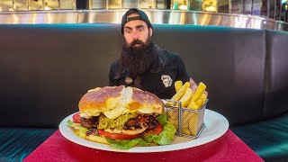 FINALLY ATTEMPTING SCOTLANDS BIGGEST BURGER CHALLENGE  BeardMeatsFood [upl. by Asseralc]