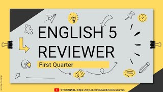 ENGLISH 5 REVIEWER 1st Perioidic Test [upl. by Venable84]