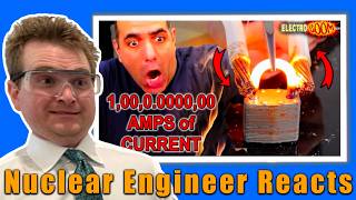 Making MILLIONS of Amps  Nuclear Engineer Reacts to ElectroBOOM [upl. by Ardnek]