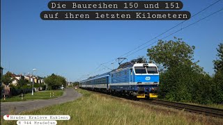 Tschechien  Die Baureihen 150 und 151 auf ihren letzten Kilometern [upl. by Cristionna]