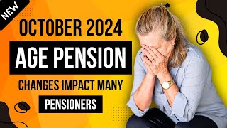 October 2024 Age Pension Changes How They Impact Income and Asset Test Thresholds [upl. by Mera]