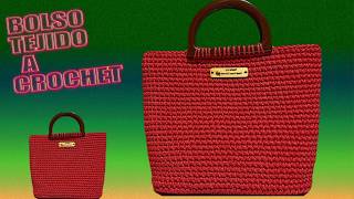 BOLSO A CROCHET PASO A PASO [upl. by Mureil5]