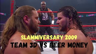 Team 3D vs Beer Money TNA Slammiversary 2009 highlights [upl. by Ilojna]