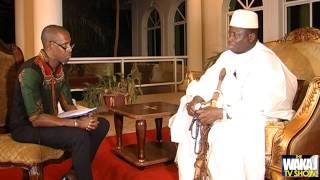 PRESIDENT YAHYA JAMMEH ON BEN TV WITH WAKA JAGNE [upl. by Aramad]