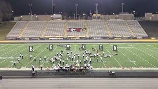 Clarksburg High School Marching Band at MMBA State Championships at Towson University on 11224 [upl. by Eirrem]