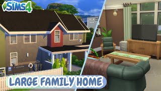 Building a large family home  Sims 4  Speed Build  No CC  sims4 sims4build simmer [upl. by Oakman835]