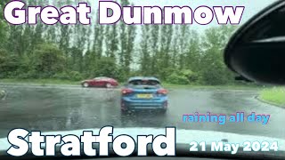 Great Dunmow CM6 to Stratford E15 210524 [upl. by Lazaro]