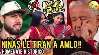 NIÑAS HACEN LLORAR A MEXICO CON CANCION PARA AMLO Homenaje a AMLO CRITICA y OPINION [upl. by Acissaj]