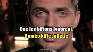 Karaoké Grand Corps Malade Roméo kiffe Juliette [upl. by Ed]