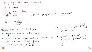 Classical Mechanics Nutation and Precission of a heavy symmetric top [upl. by Nnairac]