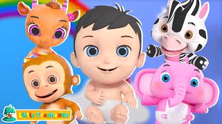 Five Little Babies Jumping On The Bed Nursery Rhymes and Songs for Kids [upl. by Acire]