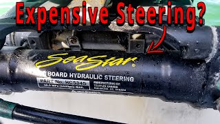 Cheap Hydraulic Boat Steering [upl. by Ahsiri]