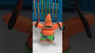 PatrickEXE SlendySpongebob made from plasticine claysculpture timelapsememes [upl. by Lesig256]