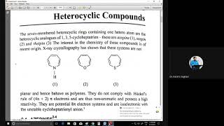 Azepine Chemistry [upl. by Harmonie]