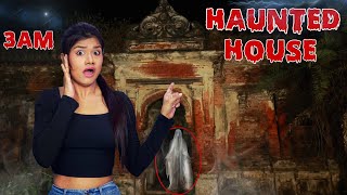 Living In Most Haunted House For Overnight  100 Real 😨 किसी तरह जान बच गया [upl. by Ika]